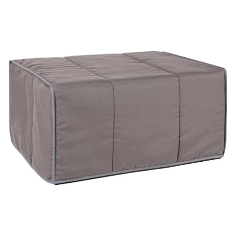 Quality Mobles Plegable, Puff Cama, Gris, Tamaño único Cover