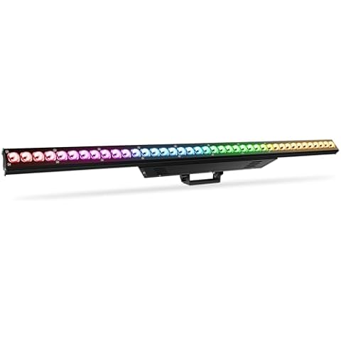 Stage Wash Light Bar DMX - 120W 40LED DJ Light Bar RGB Wall Washer Sound Activated Color Changing Pixel Mapping Uplight for Events Wedding Party Club Music Live Show Stage Lighting Cover