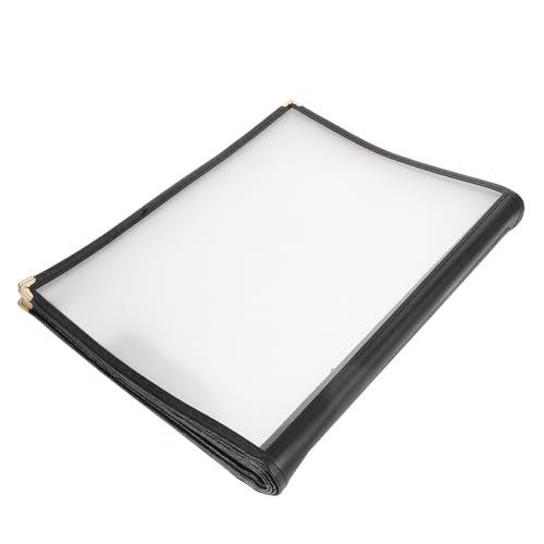 BELLIFFY Book Menu Holder PVC Meal Holder Restaurant Use Menu Book Practical Menu Holding Book