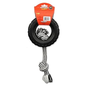   Mammoth-Pet-Products-43735018-Tirebiter-II-with-Rope-Dog-Toy-XL
