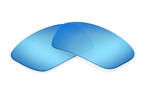 Sunglass Fix Replacement Sunglass Lenses Compatible for Maui Jim MJ502 Kapalua 57mm (Non-Polarized Light-Blue Mirror Black Pair-SFxEdge)