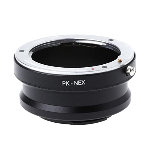 Tatoonly PK-NEX Adapter Digital Ring Camera Lens Adapter for Pentax PK K-mount Lens for Sony NEX E-Mount Cameras