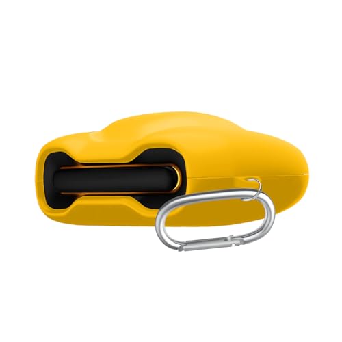 Image of WELCROS Soft Silicone Case Cover Compatible for GoBoult Audio UFO | GoBoult Astra | GoBoult Mustang Torq (Yellow)