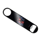 The Batman Bat Burst Stainless Steel Vinyl Covered Flat Bartender Speed Bar Bottle Opener