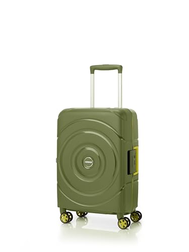 Image of American Tourister Amt Circurity 68Cm Hardshell Polypropylene (Pp) TSA OLV Grn 3 Point TSA Lock Luggage Suitcase with Spinner Wheels, Complete Lining and Contrast Components (Olive Green)