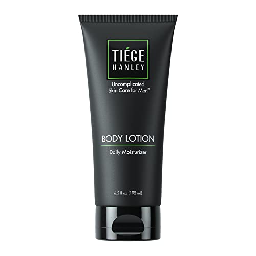 Tiege Hanley Daily Body Lotion for Men | Moisturizes Dry and Damaged Skin Fast | Unscented | 6.5 fluid ounces | Made in the USA Description: