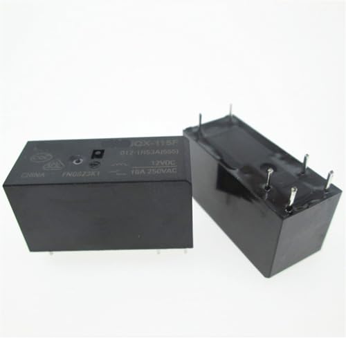 Relé de 12V JQX-115F-012-1HS3A con capacidad de 16A y 6 pines DIP6 para circuito impreso