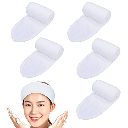 Fuystiulyo Spa Headband Makeup Headband, Facial Shower Bath Yoga Sport Headband, Headband for Washing Face, Face Wash Headband Terry Cloth Headbands for Women Girls (Color C)