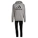 Produktbild Adidas Mens M BL FT HD TS Tracksuit, Top:medium Grey Heather/Black Bottom:Black/White, 10