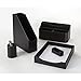 Realspace® Faux Leather Desk Valet, Black