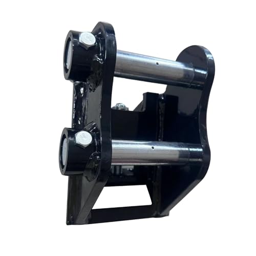 Accesorios para Miniexcavadoras, Enganche Mecánico de Cambio Rápido para Excavadoras Pequeñas, Acoplador de Gancho Rápido de Acero de Aleación Apto para la Hasta 3 Toneladas