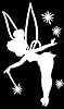 H-TRADINGS Tinkerbell White Vinyl Decal Sticker (White) 5x3 Inches Cars, Truck, Trailer,RV, SUV, Pontoon Boat, Jet Skis #3