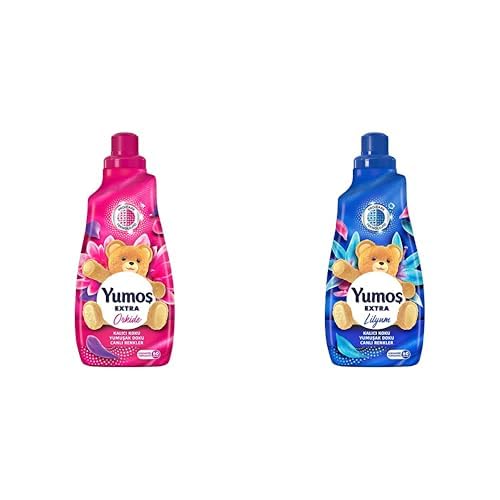 Yumoş Extra Konsantre Çamaşır Orkide 1440 ml ve Yumoş Extra Çamaşır Yumuşatıcısı Lilyum 1440 ml