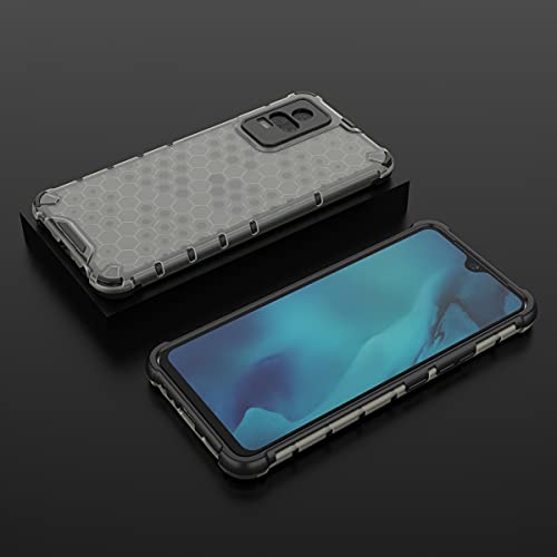 Image of Glasgow Back Case Cover Compatible with Vivo V21E (Stylish Design) -Black