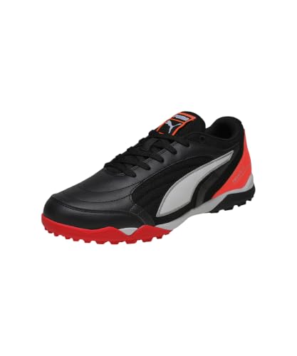 Puma Truco IV Tt - Tenis de fútbol unisex para adultos, Negro-Blanco-Rojo Brillante-Azul Vibrante-Rojo, 42 EU