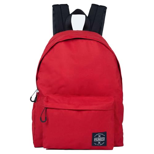 MUNICH Basics Backpack BTS C/Red, Bolsos y Mochilas Unisex niños, Grande