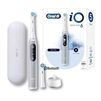 オーラルb io6 ホワイト 電動歯ブラシ 新品未使用 専用大容量ブラシ セット Amazon.co.jp: ブラウン オーラルB iO6 充電式 電動歯ブラシ