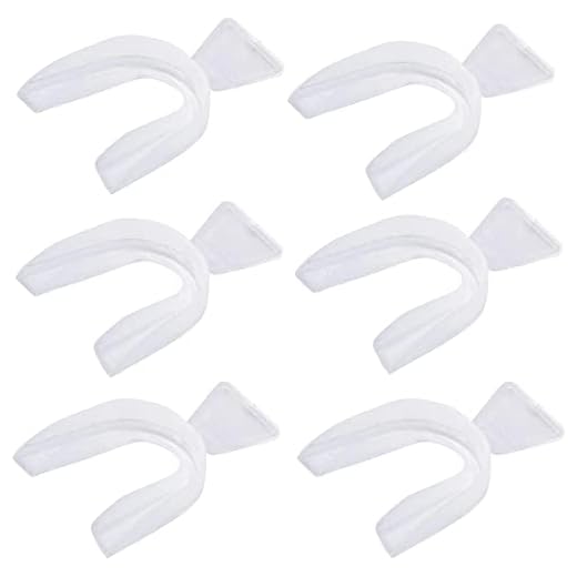 aoory Juego de 6 férulas para blanquear los dientes, color blanco