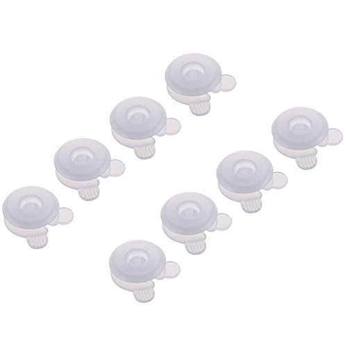 Toweter Set da 8 pezzi, in plastica, per piumone, per letto, ciambelle, anello