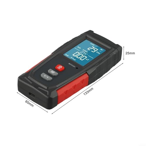 Medidor Digital EMF para Radiación Eléctrica y Magnética miniatura 6