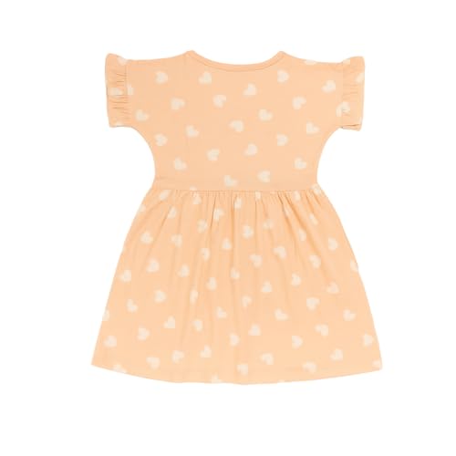Image of Kidbea Girls' Cotton Dresses | Soft, Breathable Casual & Trendy Outfits for Kids | Sleeveless & Ruffle Sleeve Styles with Multiple Cute Prints