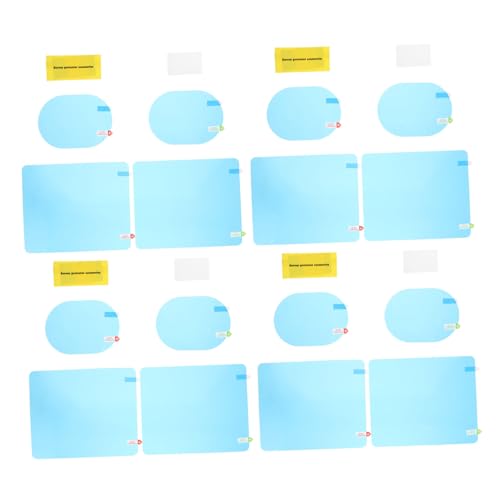 Film rétroviseur voiture imperméable transparent antibuée protection pluie lot de 4
