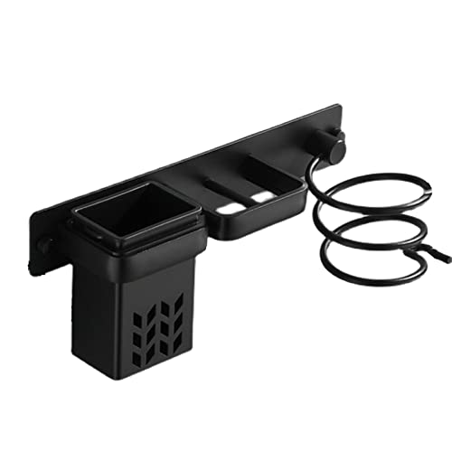 BaoFufc Soporte de almacenamiento para secador de pelo, soporte multifuncional para herramientas de peluquería para baño, hotel, casa de familia, ahorra espacio, organizador de herramientas de pelo,