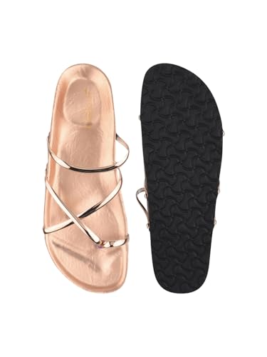 Image of Comfortable Shiny Slip on Flats Sandals Light Weight Trendy Party flats For Women & Girls