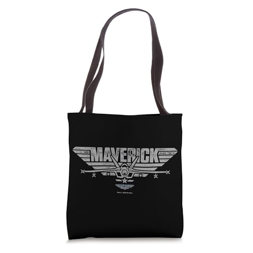 Bolso tipo tote con logo de avión de Top Gun: Maverick miniatura 1
