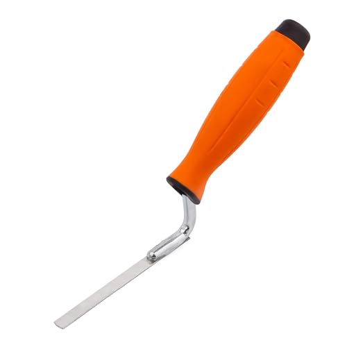 Mivos Truelle à Joints 8 mm - Acier Inoxydable - Tuck Pointeur pour Joints de Brique Pierre Clinker - Truelle de Macon avec Poignée Antidérapante - Made in...