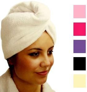 Daylee Naturals Microfiber Twist and Wrap Hair Turban (Beige)