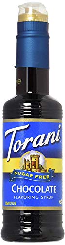 Torani Chocolate Syrup, Sugar Free, Kosher, 12.7 Fluid Ounce (Pack of 4)
