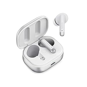 Zwbfu E3511 Draadloze BT-koptelefoon, in-ear sport-oortelefoon, BT5.2 chip ANC actieve ruisonderdrukking, 10 mm bewegende coil, wit