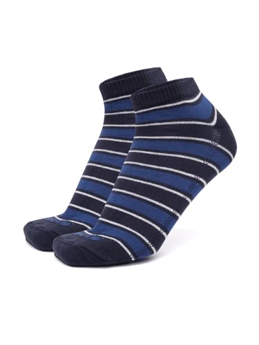 Image of Levi's LS304 Men's Compact Cotton Stretch Ankle Low Cut Socks (Pack of 3)