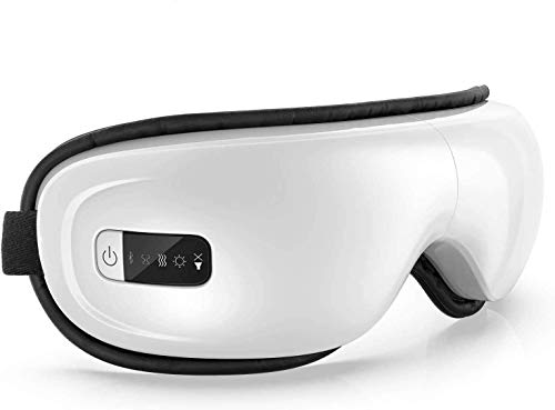 HOMIEE Eye Massager, Portable Electric Bluetooth Eye Machine with Heat, Air Pressure, Vibration