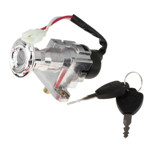 Eléctrica de Bicicleta Kit de Encendido con Llave Cilindro de Aleación Juego de Fácil de Instalar Resistente Adecuado para Scooter, de 10 a 19 Mm