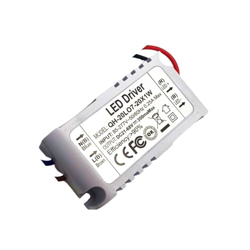 Pilote de lumière de scène LED 20W 600mA transformateur d'éclairage stable boîtier plastique - 4