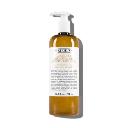 Kiehl's Calendula Deep Cleansing Foaming Face Wash, Sulfate Free, 230 ml