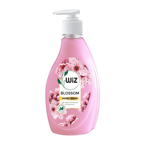 Image of Wiz Blossom Handwash Liquid Soap Dispenser Bottle - 450ml | Germ Protection | Hand Wash with Added pH-Balanced & Moisturizers for Soft & Gentle Hands | Suitable for all Skin Types
