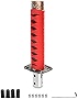 YAKEFLY Universal Katana Gear Shifter,Gear Shift Knob Sword Shift Knobs,Katana Shift Knob Samurai Sword Gear Shifter with 4 Adapters,Katana Samural Shift Gear Lever (Red&Black)