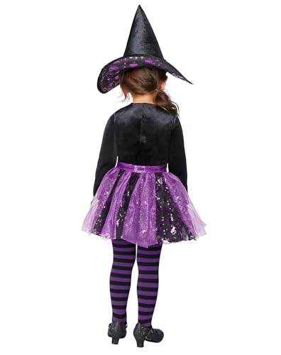 Disfraz Infantil de Bruja de Spirit Halloween 2T miniatura 2