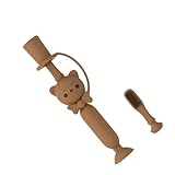 NOLITOY Toothbrush Silicone Training Toothbrush Age Boy Girl Learning Toys Oral Care Random Color