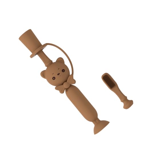 NOLITOY Toothbrush Silicone Training Toothbrush Age Boy Girl Learning Toys Oral Care Random Color