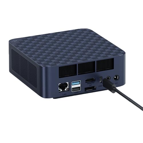 TRIGKRY Key R8 Mini PC, AMD Ryzen 7 8745HS (8C/16T, up to 4.9GHz), 32GB DDR5 5600MHz 1TB PCIE4.0 SSD, Radeon 780M Graphics Gaming PC, Triple 4K@144Hz Display, USB4, WiFi6+BT5.2+2.5G LAN Mini Computer