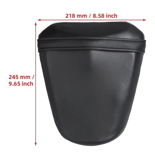 Cojín de asiento trasero para GSXR 1000 negro para moto Suzuki GSX-R1000 de 2017 a 2020 5