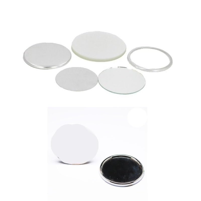 100 szt. Mini lusterko kosmetyczne DIY okrągłe materiały 58 mm przybory do makijażu dla kobiet akcesoria podróżne