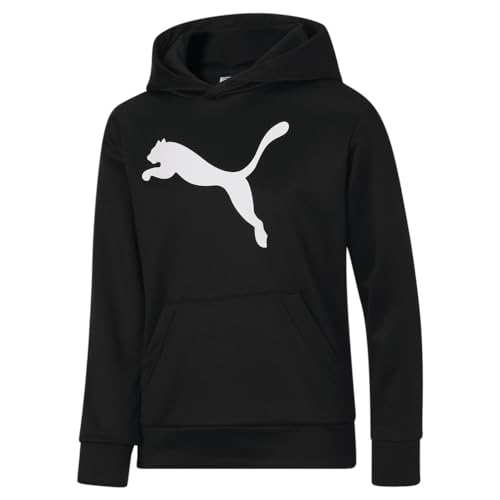 PUMA Kids Boys Classics Cat Logo Hoodie Athletic Outerwear Casual Hoodie - Black