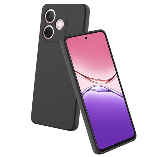 Image of Back Cover for Oppo A5 Pro 4G / A5 Pro 5G | Full Camera Protection | Premium Liquid Silicon Case | Flexible Bumper Case for Oppo A5 Pro 4G / A5 Pro 5G (Black)