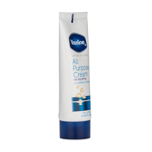 UNILEVER INTL Vaseline Intensive Care All Purpose Cream, Cracked Skin Relief, 4-Pack. 1.41 FL Oz Each, 4 Tubes