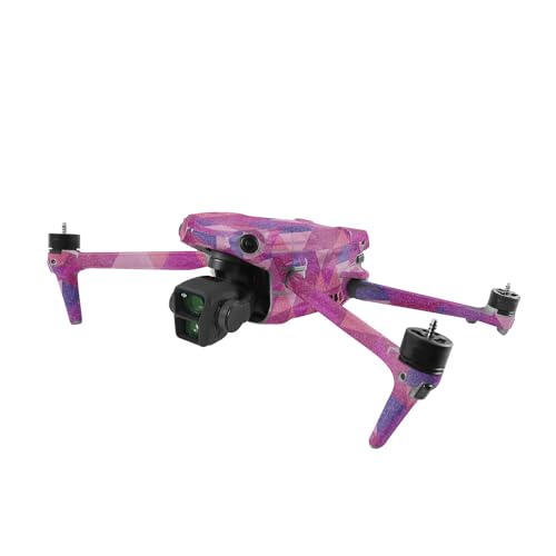 Image of MightySkins Glossy Glitter Skin Compatible with DJI Air 3 - Pink Kaleidoscope | Protective, Durable High-Gloss Glitter Finish | Easy to Apply
